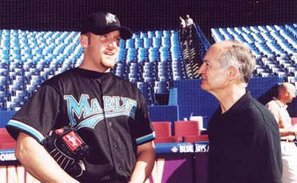 Ryan Dempster with Jerry Howarth