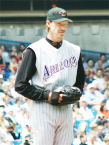 Randy Johnson at Plate